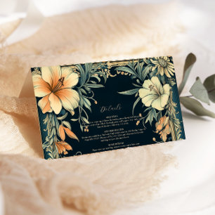 Victorian Royal Elegance Wedding Enclosure Card