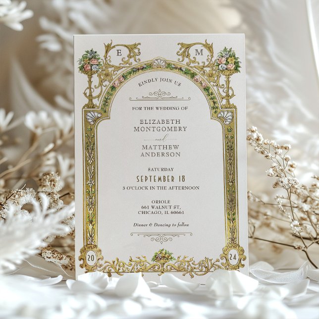 Victorian Royal Elegance Wedding Invitations (Creator Uploaded)