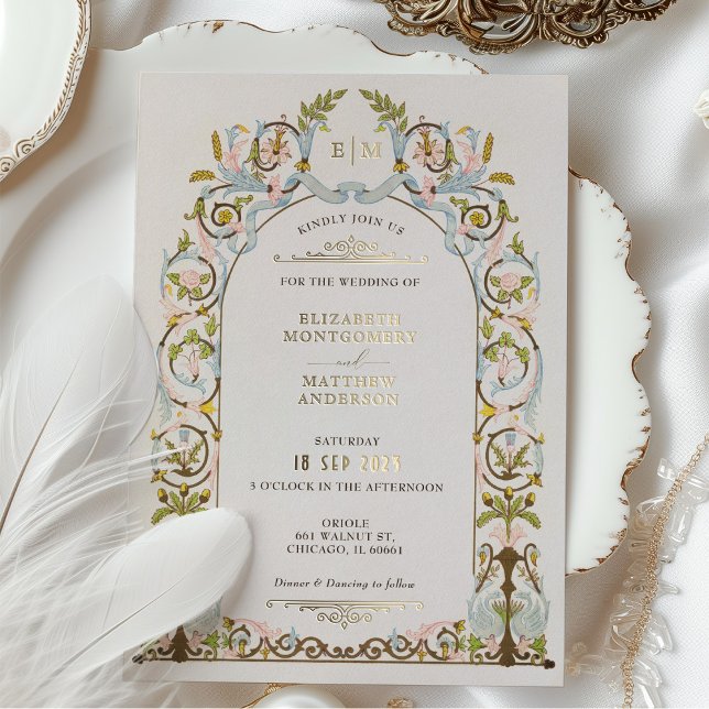 Victorian Royal Elegance Wedding Invitations (Creator Uploaded)