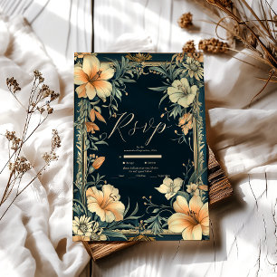 Victorian Royal Elegance Wedding  RSVP Card