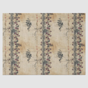Victorian Ruby Lace Gothic Pattern (2) Tissue Paper