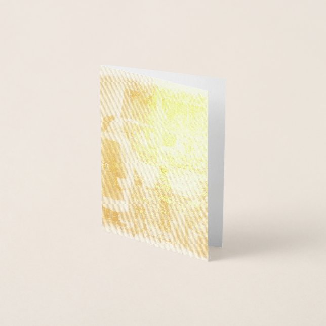 Victorian Rustic Christmas Card (Front)