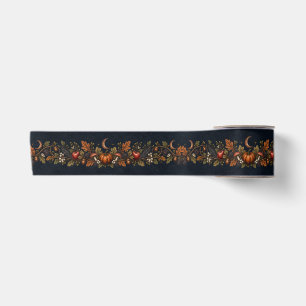 Victorian Samhain Gothic Autumn Ribbon Satin Ribbon
