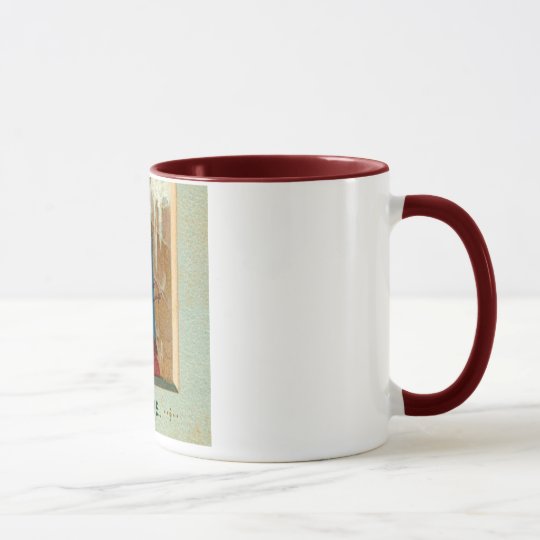 Victorian Santa Christmas Mug