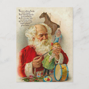 Victorian Santa Christmas Postcards
