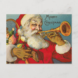 Victorian Santa Christmas Postcards