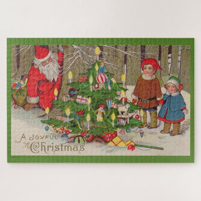 Victorian Santa Claus A Joyful Christmas Jigsaw Puzzle (Horizontal)