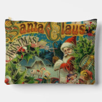 Victorian Santa Claus Christmas Collage Antique 