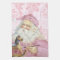 Victorian Santa Claus in Pink Toile de Juoy