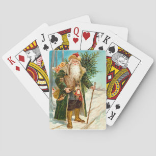 Victorian Santa Claus Playing Cards