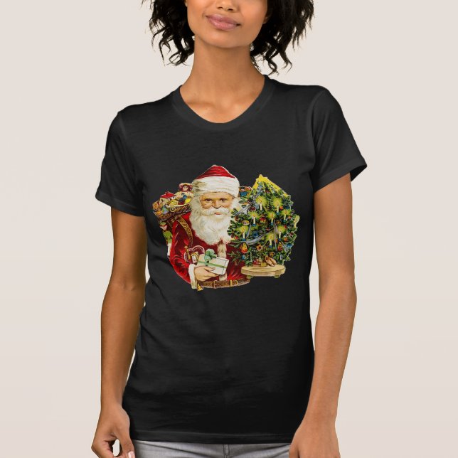 Victorian Santa Claus T-Shirt (Front)
