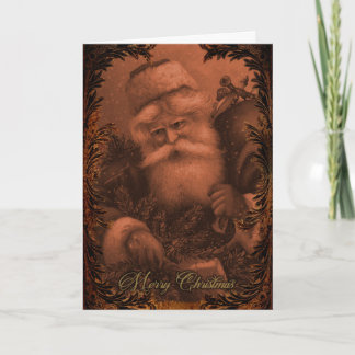 Victorian Santa - Merry Christmas Card