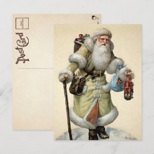 Victorian Santa Postcard