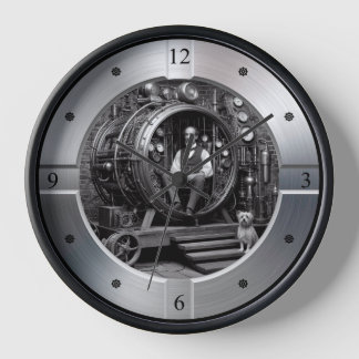 Victorian Scientist ~ Steampunk Time Machine ~ Clock