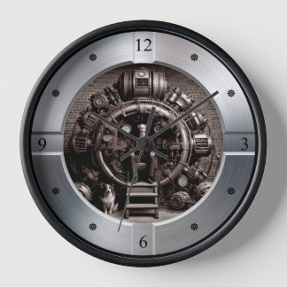 Victorian Scientist ~ Steampunk Time Machine V5.4 Clock