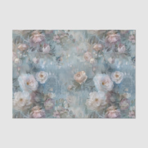 Victorian Shabby Chic Painted Florals Decoupage Tissue Paper