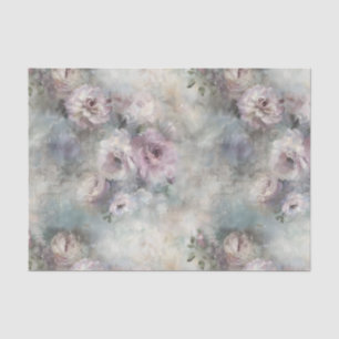Victorian Shabby Chic Painted Florals Decoupage Tissue Paper