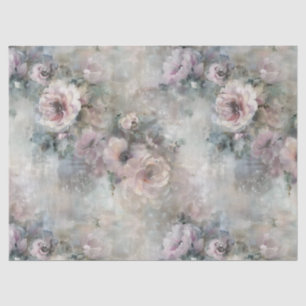Victorian Shabby Chic Painted Florals Decoupage Tissue Paper