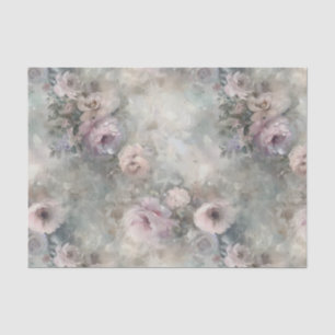 Victorian Shabby Chic Painted Florals Decoupage Tissue Paper