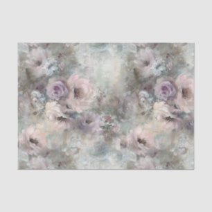 Victorian Shabby Chic Painted Florals Decoupage Tissue Paper