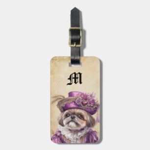 Victorian Shih Tzu Dog Luggage Tags