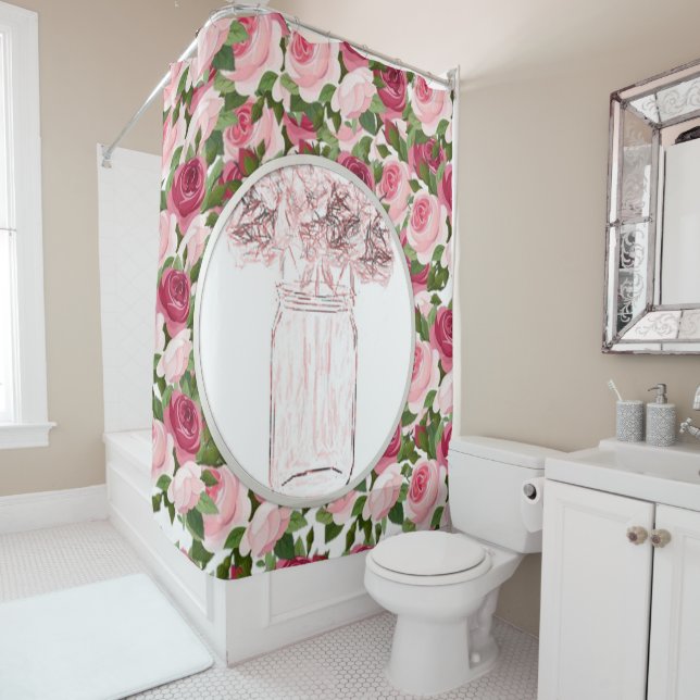 Victorian Shower Curtain (In Situ)