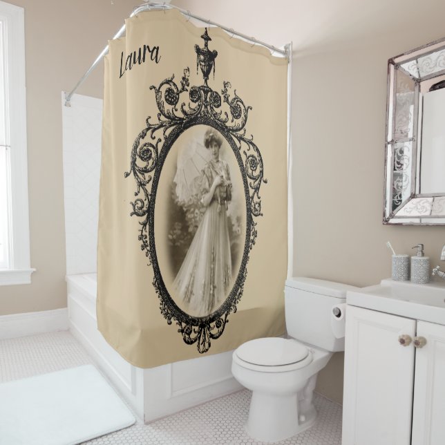 Victorian Shower Curtain (In Situ)