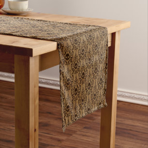 Victorian Skulls Short Table Runner
