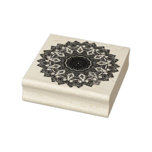 Victorian Snowflake # 4 Rubber Stamp