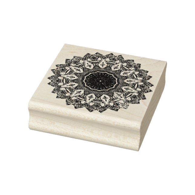 Victorian Snowflake # 4 Rubber Stamp (Stamp)