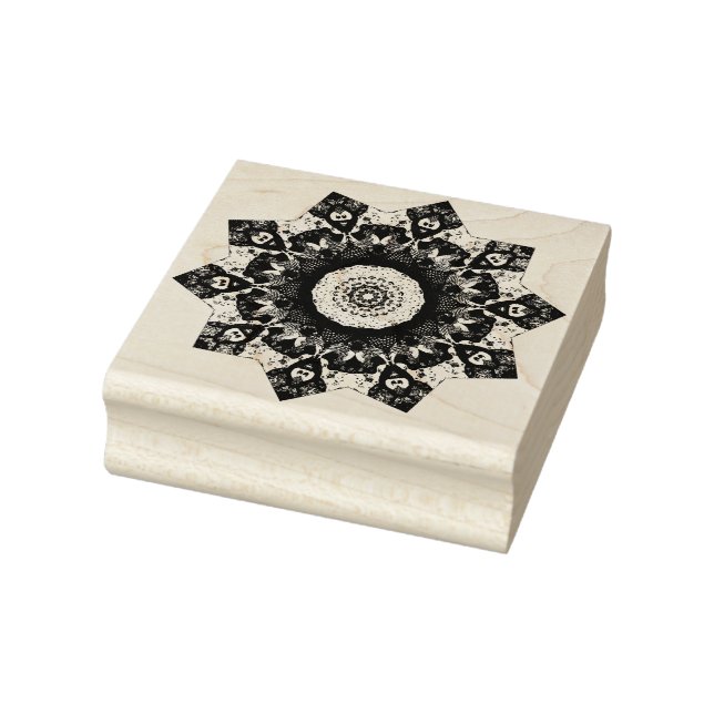 Victorian Snowlfake # 2 Rubber Stamp (Stamp)