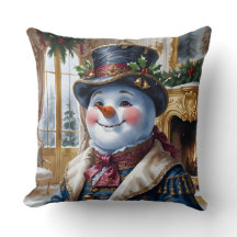 Victorian Snowman Christmas Design