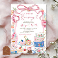 Victorian Spring Floral Tea Party Baby Shower