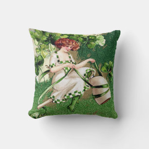 Victorian St Patrick's Day Cushion