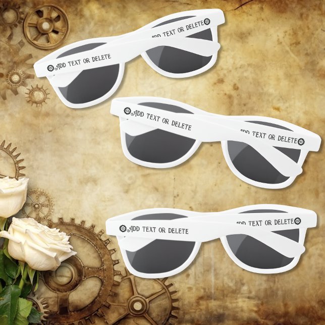 Victorian Steampunk Elegance Wedding Sunglasses (Creator Uploaded)