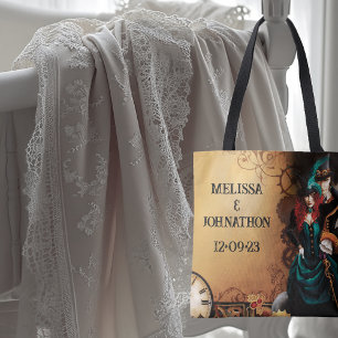 Victorian Steampunk Elegance Wedding Tote Bag