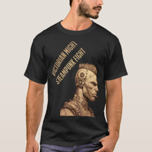 Victorian Steampunk Sentinel Gears of Courage T-Shirt