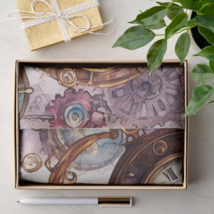 Victorian Steampunk Tissue Paper