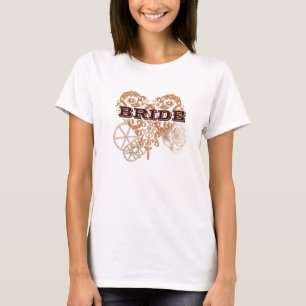 Victorian Steampunk Wedding Bride T-shirt