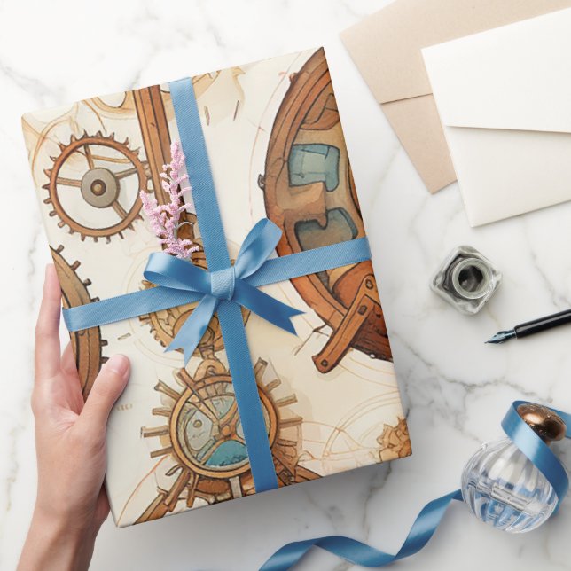 Victorian Steampunk Wrapping Paper (Gifting)