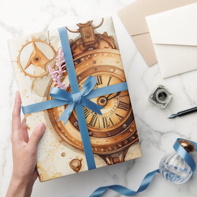 Victorian Steampunk Wrapping Paper (Gifting)
