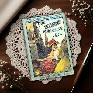 Victorian Strand Magazine Cover Illustration Postcard
