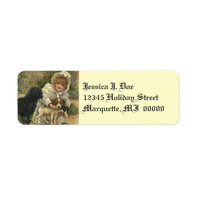 Victorian Stray Pet Rescue Return address Label (Front)