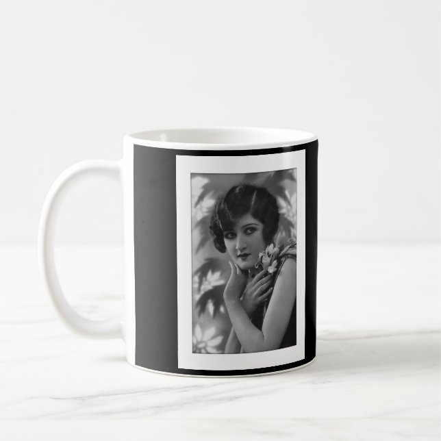 Victorian stunning in black and white coffee mug (Left)
