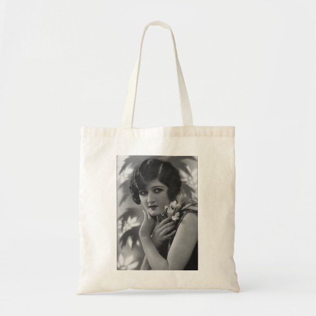 Victorian stunning in black and white tote bag (Front)