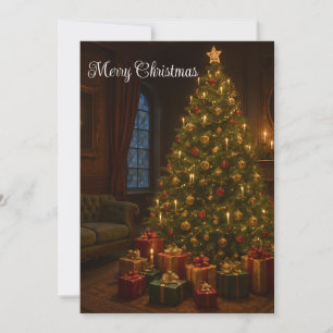 Victorian Style Christmas Holiday Card