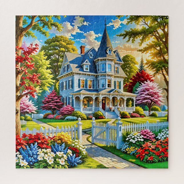 Victorian-style house jigsaw puzzle (Vertical)