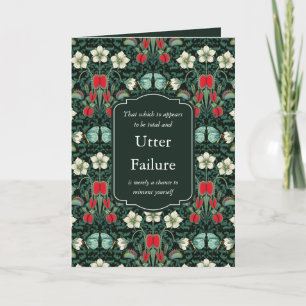 Victorian Style Venus Flytrap  & Butterfly Custom Card