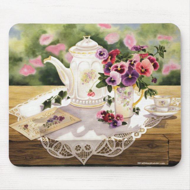 "Victorian Tea" ~ Mouse Pad (Front)