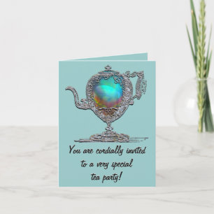 Victorian Teapot Party Invitations